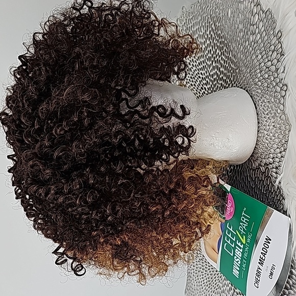 Lace Front Kinky Curly Wig Invisible L-Part Color OM701 - Picture 12 of 12